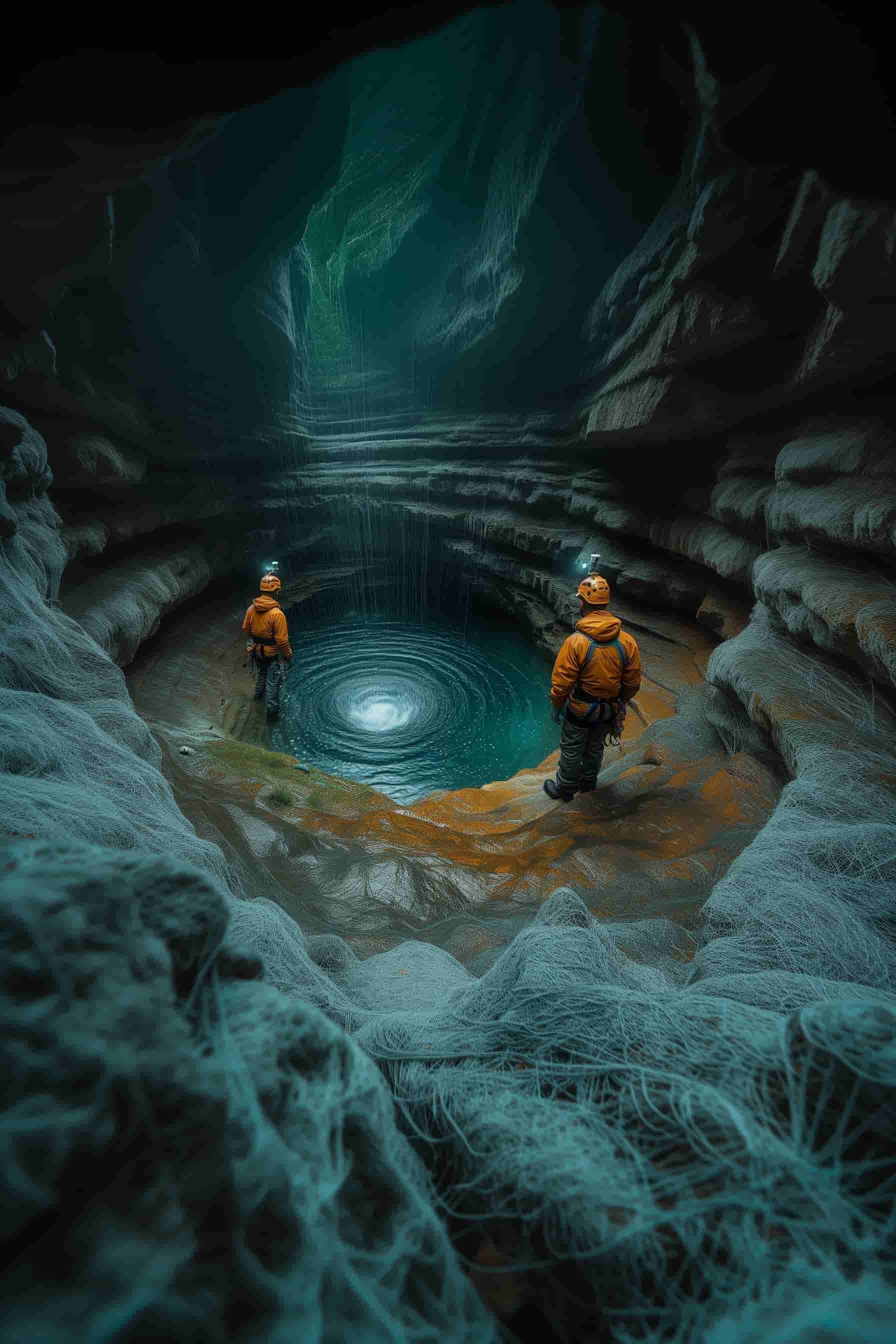 Image of a proud woman, standing in a distance. She has steely determination on her pale motionless face. Dark hair of shimmering rainbows flowed in the breeze below a heavy, intricate crystal crown, and her golden dress flowed as if under water in the heavy Titanian air. She held out a white, translucent conical vessel, slowly tipping its empty contents to the ground.